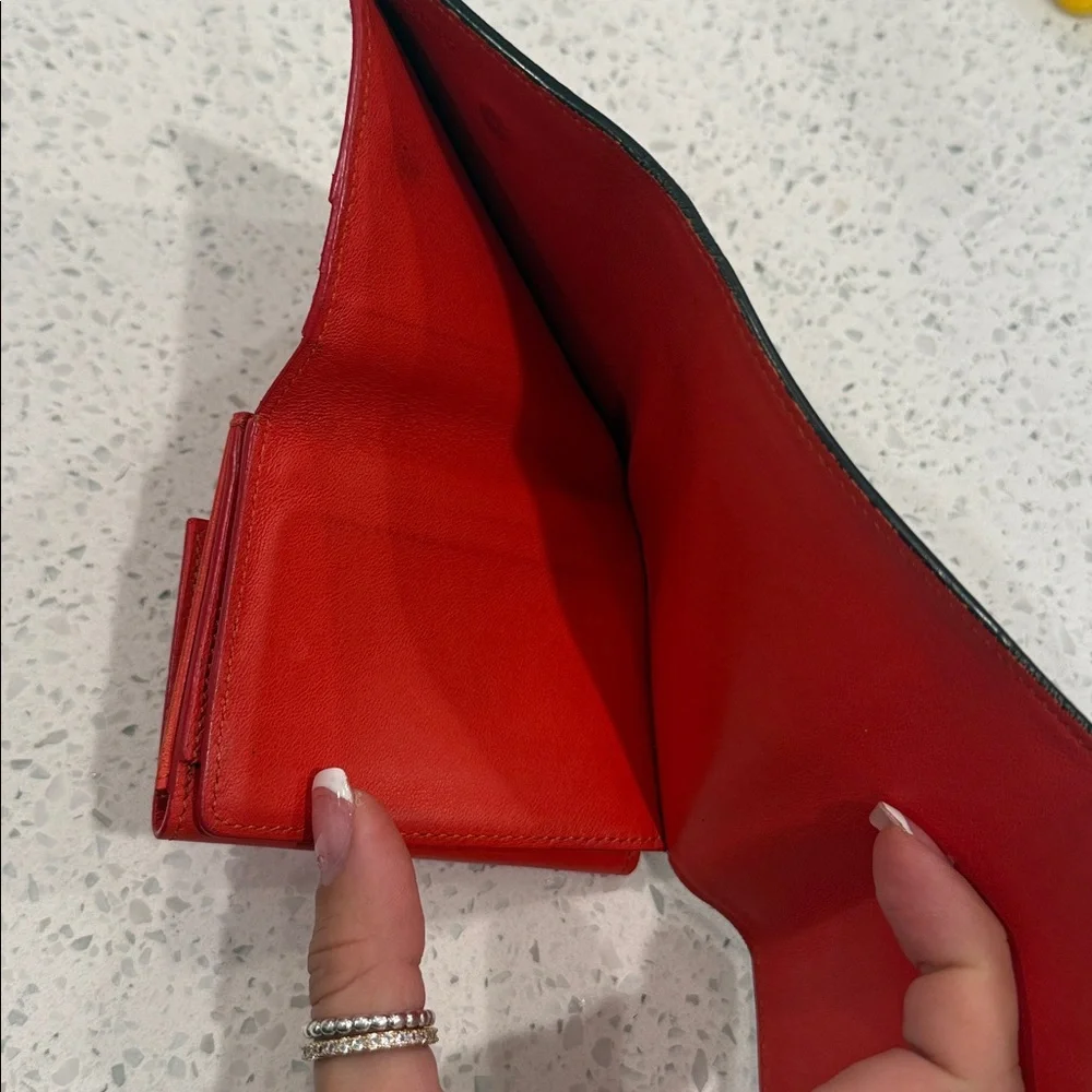 Céline Snap Trifold Compact Leather Wallet - Picture 5 of 8